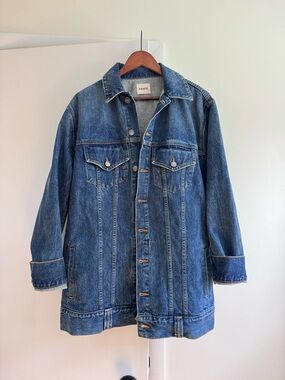 KHAITE Ross Denim Oversized Blue Jean Jacket size Medium
